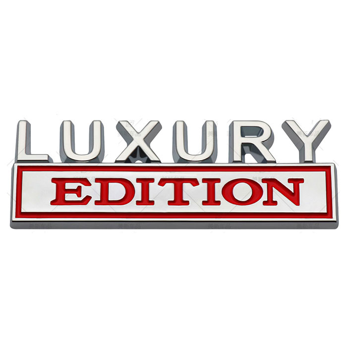 Party Decoration Luxury Edition Car Sticker för Auto Truck 3D Badge Emblem Decal Auto Accessories 8x3.2cm grossist