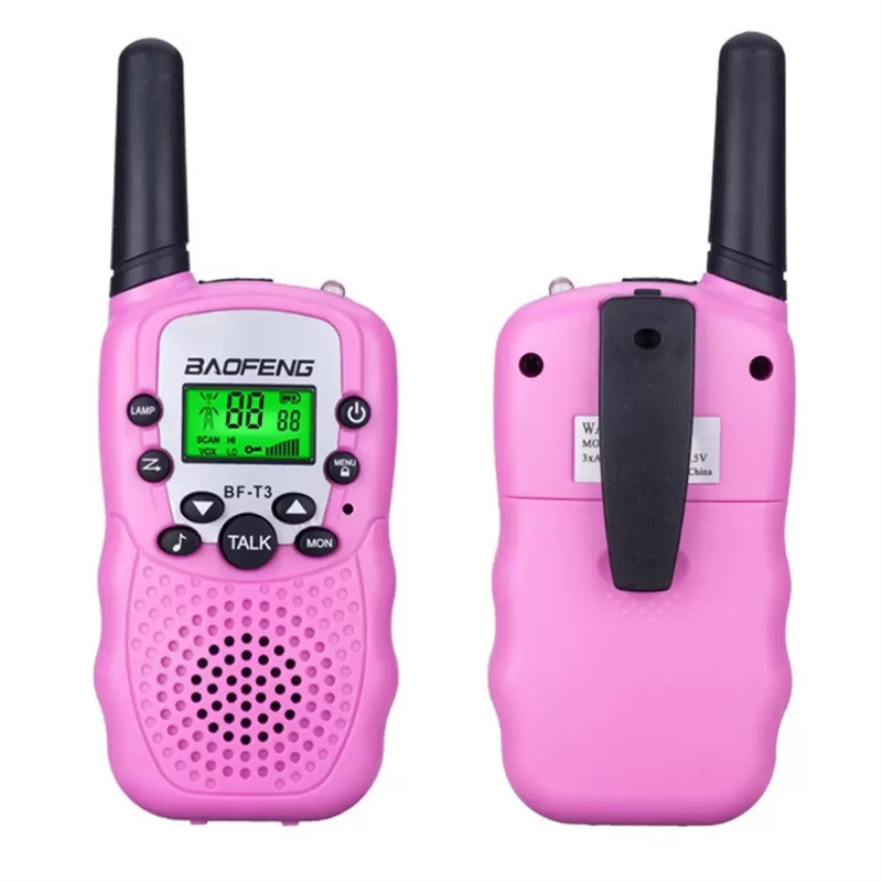 2st Baofeng BF-T3 PMR446 WALKIE TALKIE Bästa gåva för barn Radiohandhållen T3 Mini Wireless Tway Radio Kids Toy Woki Toki