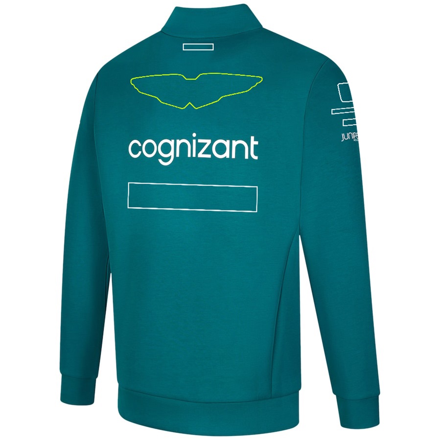 F1-coureursjas 2023 Formule 1 Team Racing Casual groene ritsjassen Fans Dezelfde lente- en herfstmode Oversized sweatshirt