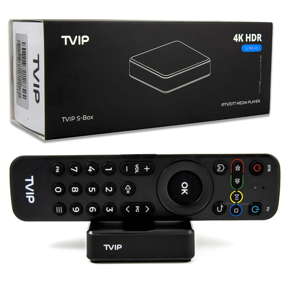 Nouveau TVIP V710 Smart Set Top TV Box 4K HD Android 11.0 Amlogic S905W2 H.265 mieux que Tvip 530 Box