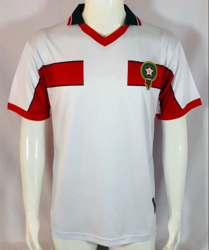 Marokko Retro shirts 1998 Japan Retro voetbalshirts NAKATA KAWAGUCHI KOJIMA NARAZAKI HADDA BASSIR OUAKILI Nationaal team klassiek voetbalshirt