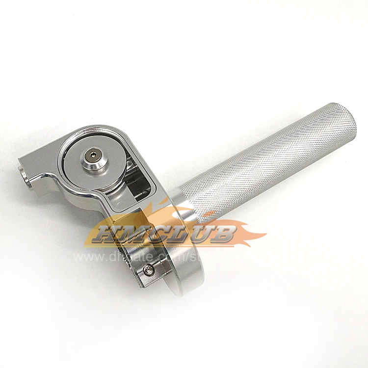 7/8 '' CNC Aluminum Twist Businet Substituição do cabo de alça para bicicleta Dirt Quad ATV Pit 50cc 125cc 150cc 250cc MBT01