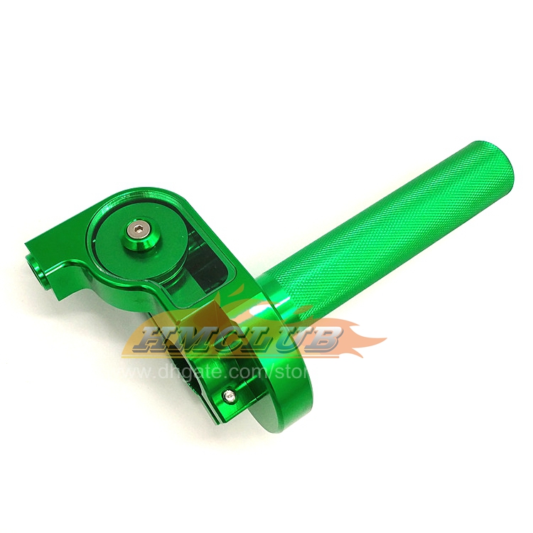 7/8 '' CNC Aluminum Twist Businet Substituição do cabo de alça para bicicleta Dirt Quad ATV Pit 50cc 125cc 150cc 250cc MBT01