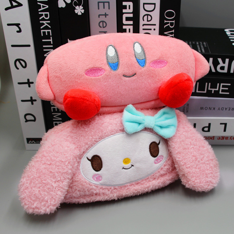 Girls Fuzzy Pencil bag Girl Kuromi Cinnamoroll Make up Bag Princess Accessories bags big Capacity