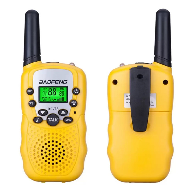 2st Baofeng BF-T3 PMR446 WALKIE TALKIE Bästa gåva för barn Radiohandhållen T3 Mini Wireless Tway Radio Kids Toy Woki Toki