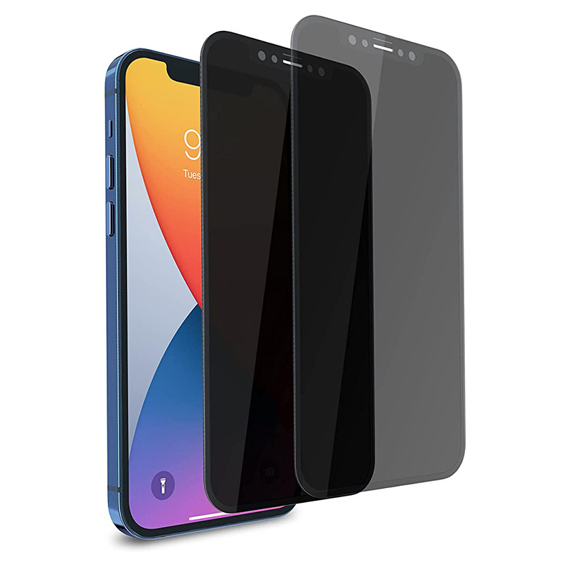 Vetro temperato la privacy iPhone 14 13 12 11 Pro Max mini X Xr Xs Max 8 7 6 6S Plus protezione schermo iPhone 14 più colla completa Pellicola salvaschermo trasparente anti-spia vetro antiriflesso