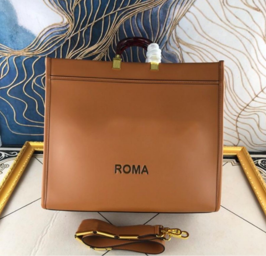 Totes Borse a tracolla Borsa da sera Materiale in pelle ambra doppio manico grande capacità lettera decorativa Borsa da donna universale da uomo Tote 2023 40 cm 35 cm