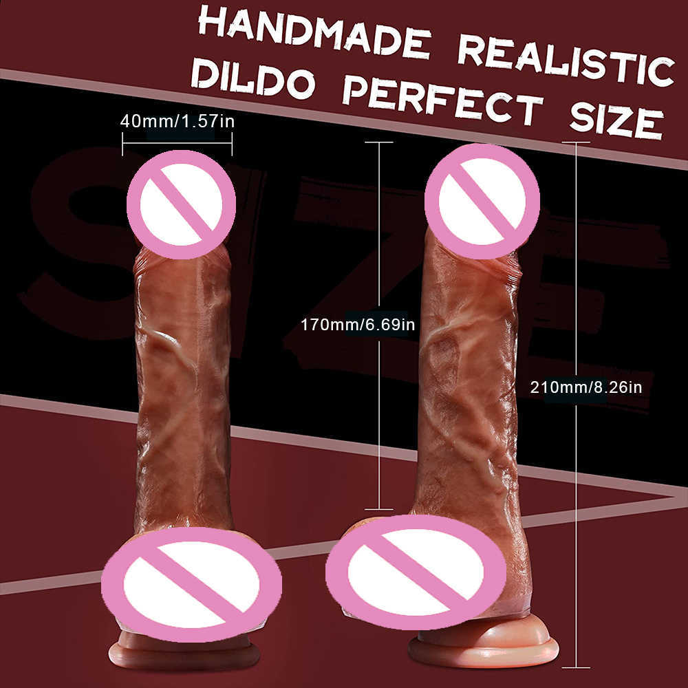 Massager Realistic Cock Telescopic Remote Control Anal Dildo for Women G-spot Heating Vibrator Simulation Penis Adult Massage