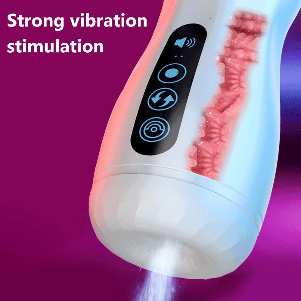 Massager Pussy Male Masturbator Vibrator Sucking Masturbation Cup For Men Vagina Penis Tooys Man Oral 18