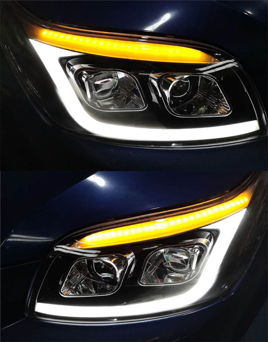 مصابيح السيارات لـ Lova Aveo 2008-20 19 LED Auto Headlight Assembly Upgrade Bicofal Lens Lam