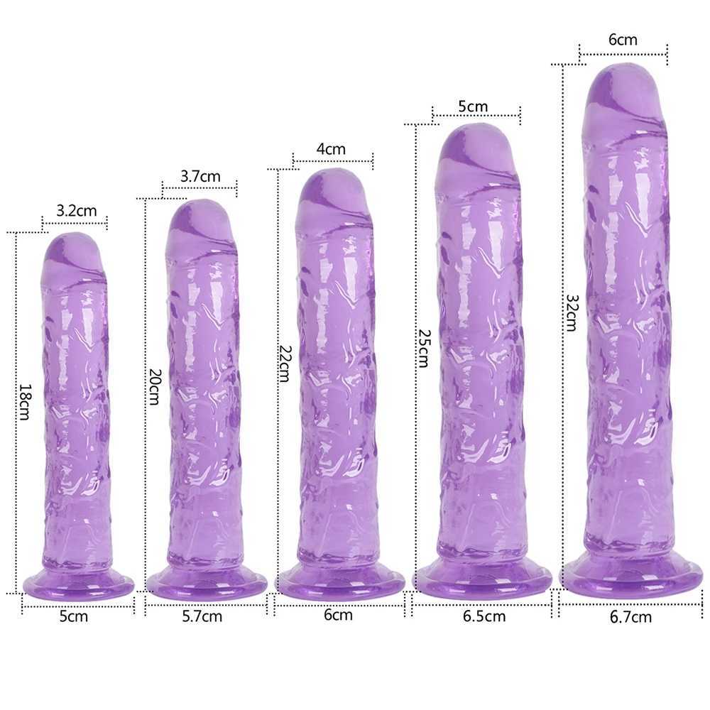 Massager Huge Dildo Realistic Silicone for Woman Lesbian Homme G-spot Orgasme Speeltjes Voor Vrouw