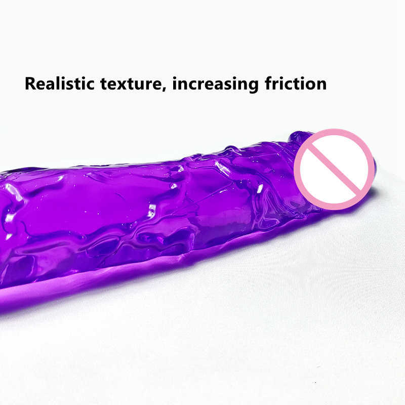 Massager 3 Size Translucent Soft Jelly Big Dildo Realistic Fake Penis Butt Plug for Woman Men Vagina Anal Massage