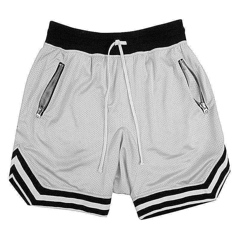 Casual Shorts Męski Letni bieganie fitness Fastrying Sport Hip Hop Trend Trend Streetwear Lose Basketball Training Shorts QBQP