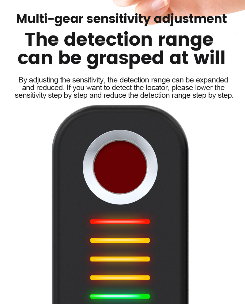 Intelligent Detector Hotel Anti-Camera Anti-övervakande buggbilspositioneringsdetektering GPS-detektor