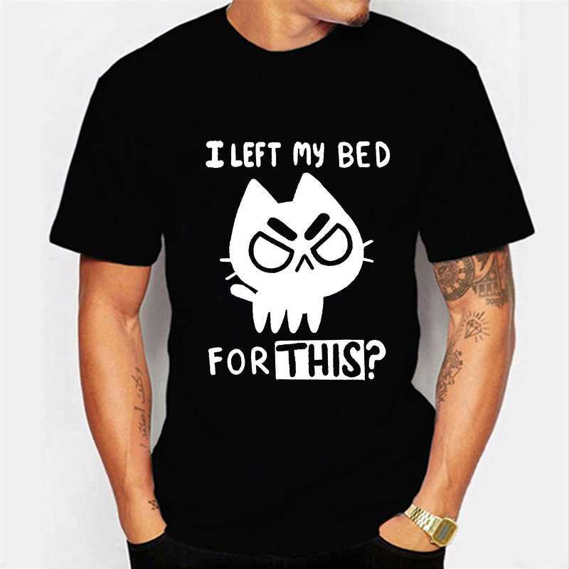 Camisetas Moda Gato divertido Estampado O-cuello Hip Hop Ropa de calle Brillo Súper grande Camiseta para hombre P230601
