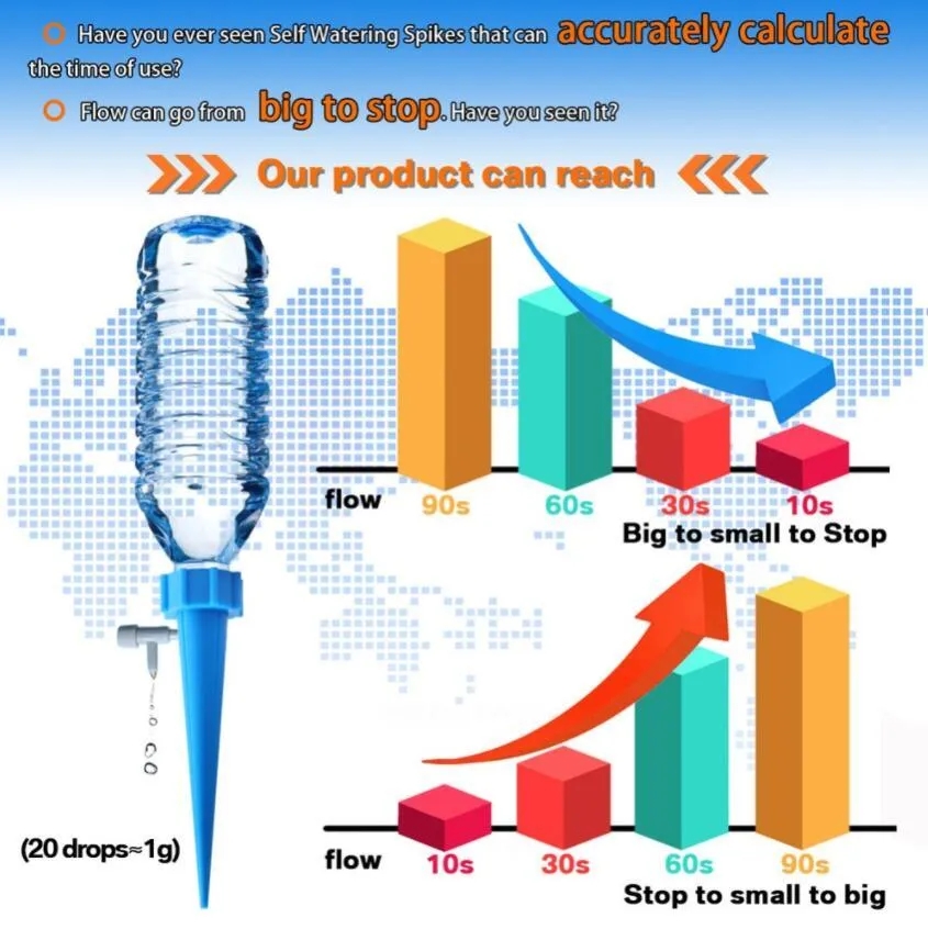 Attrezzature l'irrigazione Auto Drip micro Irrigazione Sistema di irrigazione Dripper Spike Kit Giardino Pianta domestica Fiore Irrigatore automatico Strumenti risparmio energetico in vaso