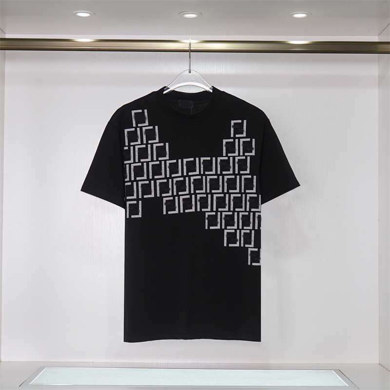 メンズデザイナーのTシャツ白人服カジュアルファッションルーズレターショート-3XL