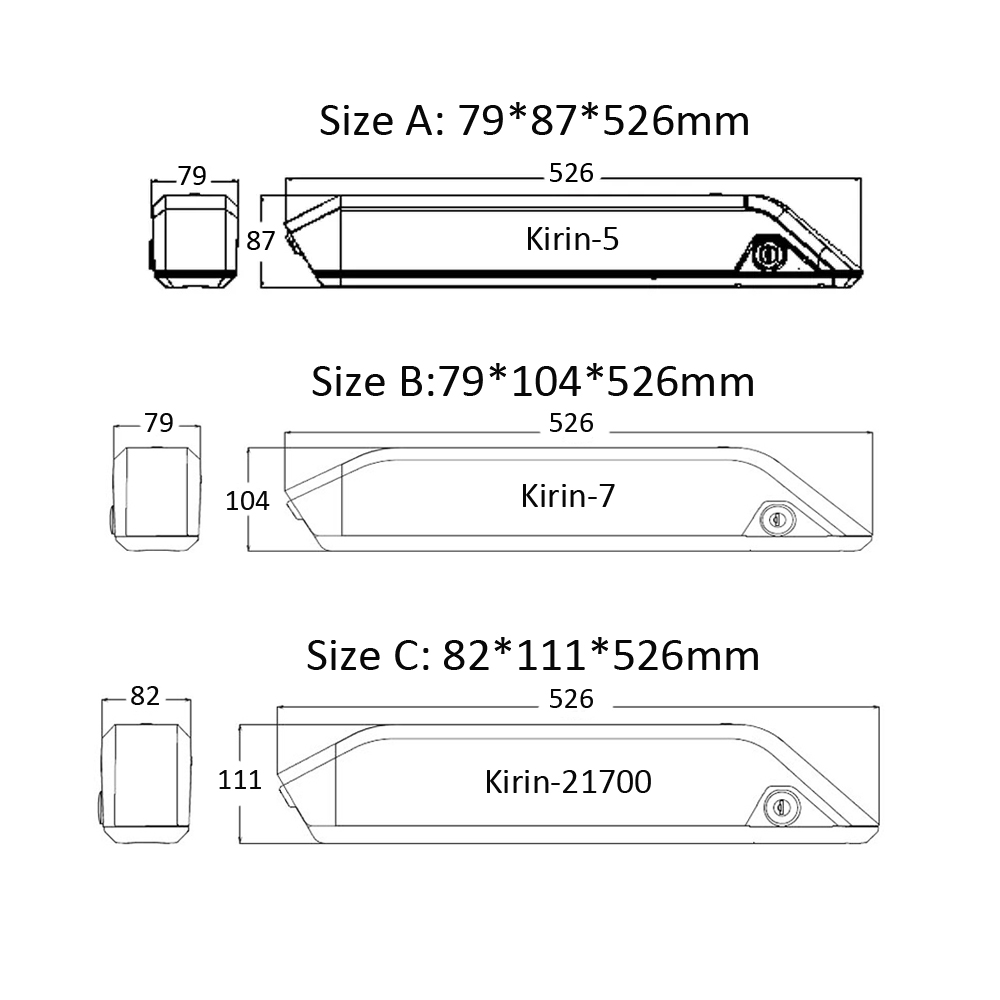 Vtuvia sn100 Himiway Cruiser E-Bike-Akku 48 V 17,5 Ah 52 V 20 Ah Ariel Rider Kepler MAGICYCLE Cruiser Pro Elektrofahrrad