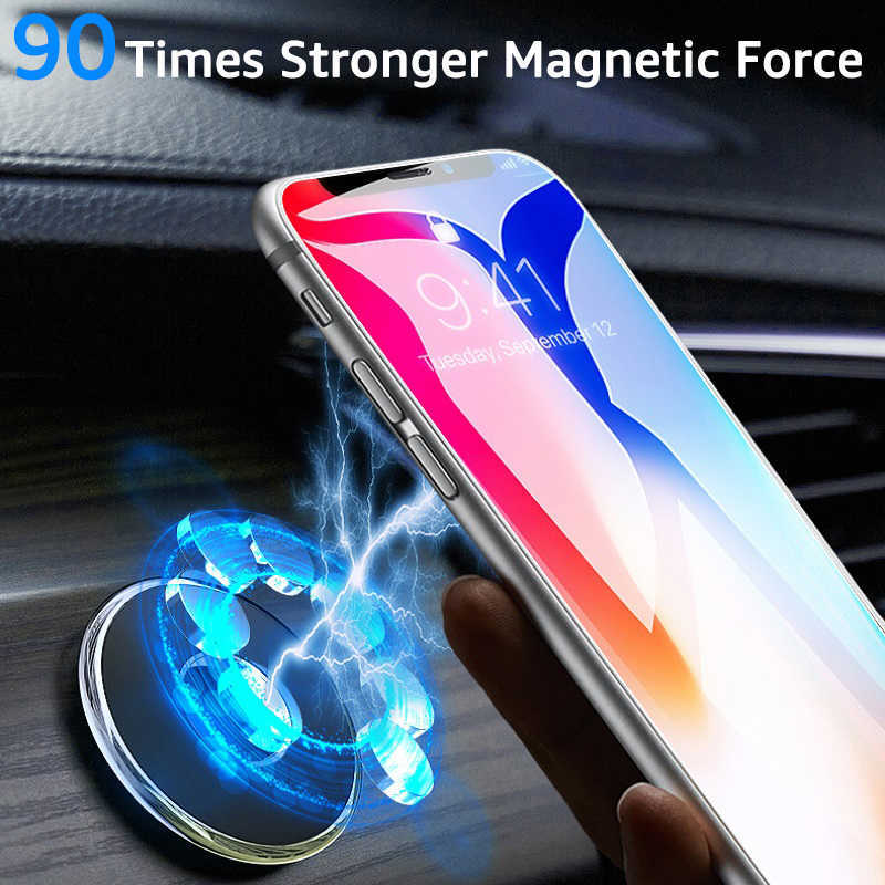 Car Magnetic Car Phone Holder Mount Magnet Smartphone Support Mobile Cell Stand Bracket in Car For iPhone 14 13 12 11 Samsung Xiaomi