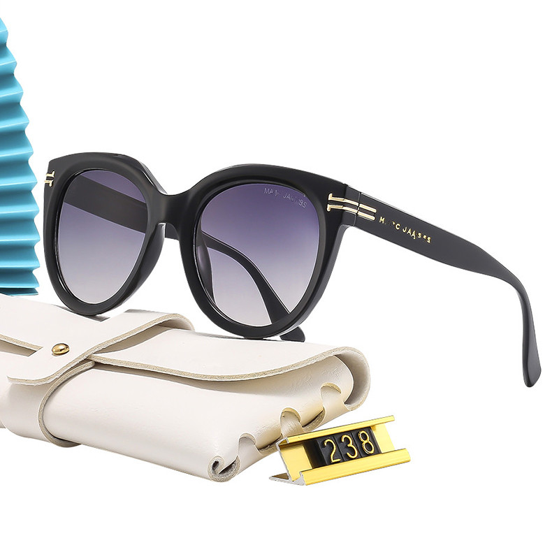 Модные кошачьи глаза солнечные очки для женщин Marc Brand Designer Sex Sunglasses Cateye Женщина Jacobs Round Eywear UV400