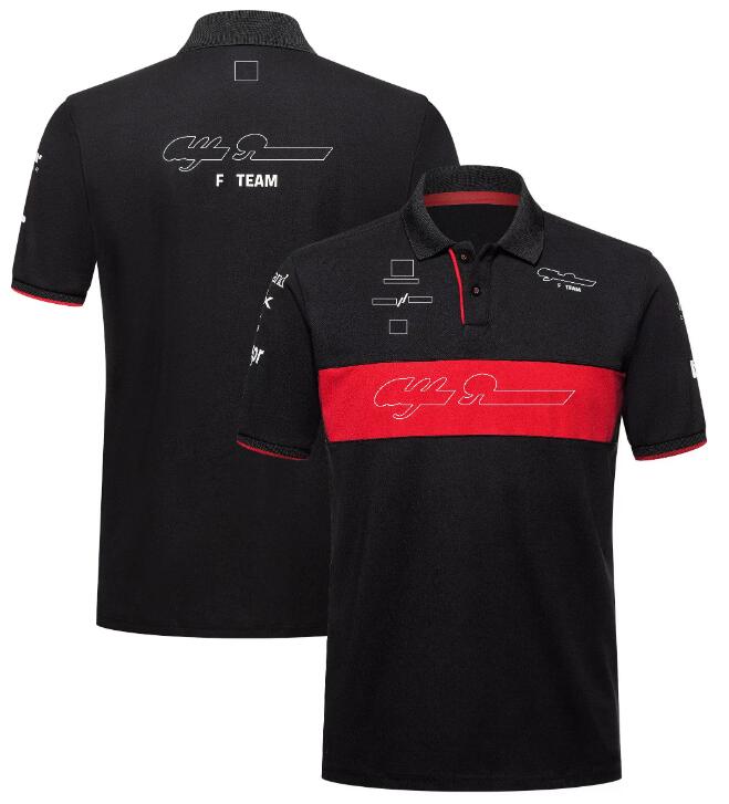 F1 Racing Polo Shirt Summer Summer Summer بأكمام قصيرة