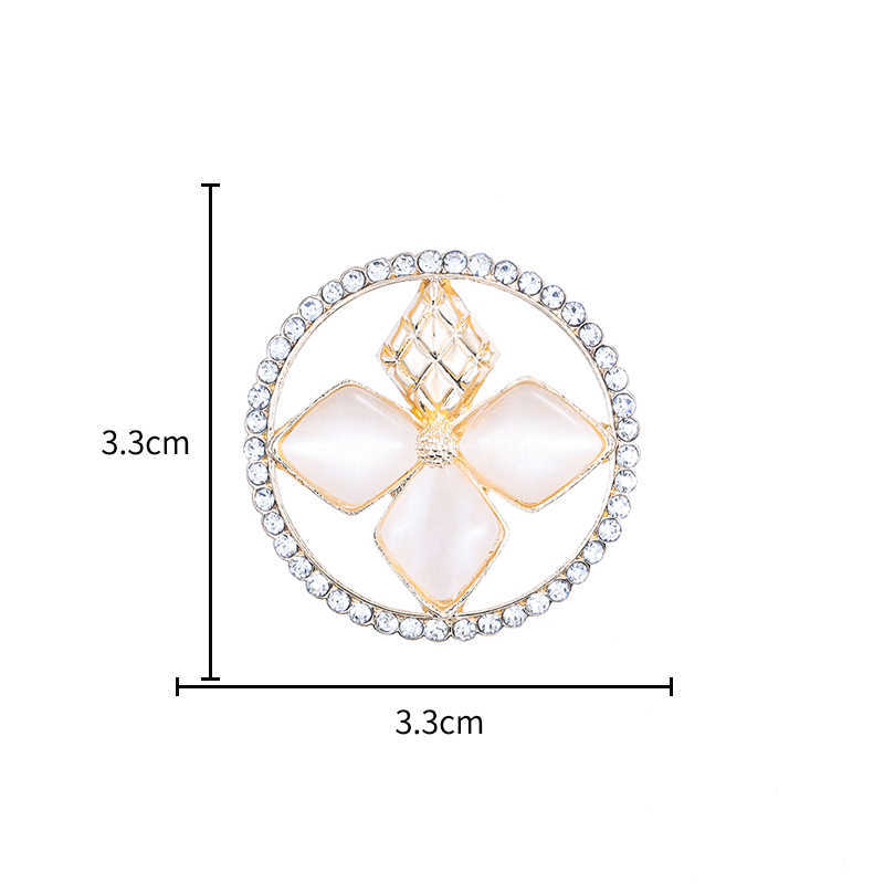 Stift broscher Weimanjingdians helt nya ankomst i handgjorda eleganta harts och strass kors brosch lapel pins g230529