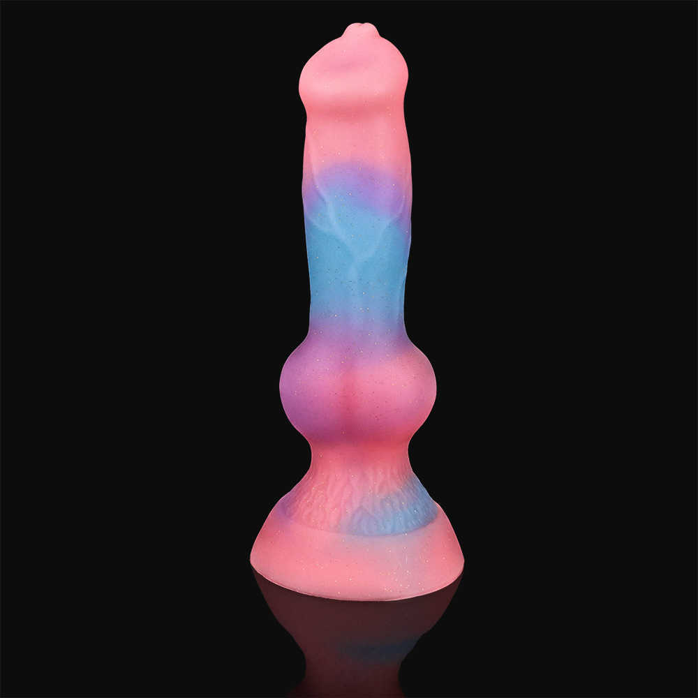 Massager Super Soft Luminous Penis Dildo Adult for Woman Monster Suction Cup Anal Male Female Masturbation