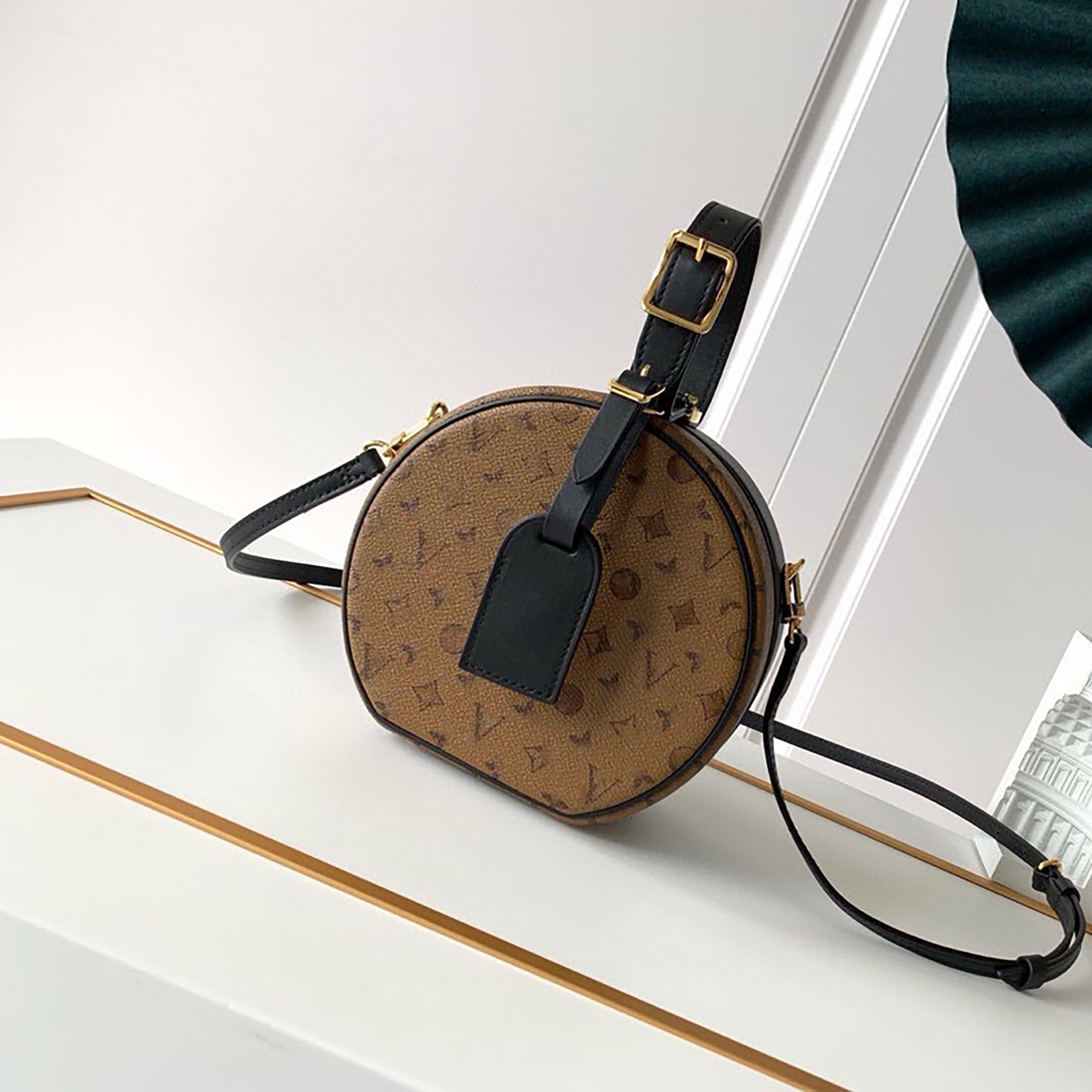 Torby crossbody designer torby sprzęgła drobna boite chapeau boite designer okrągły chleb Presbyopia wzór damski męskie luksusowe koperty torebki torebki na ramię