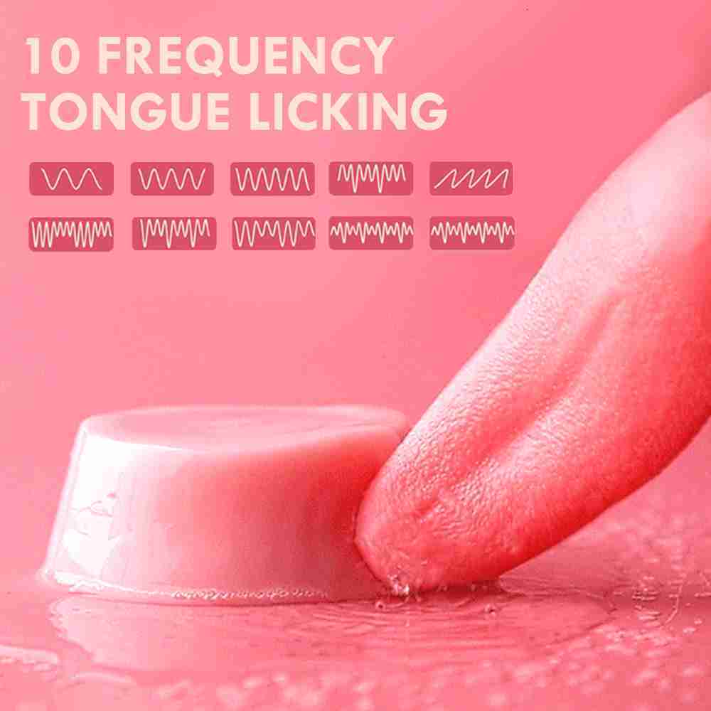 Massager Tongue Licking g Spot Clitoral Vibrator Clit Tickler for Women 10 Pattern Vibrating Vaginal Massage Adult Orgasm Product