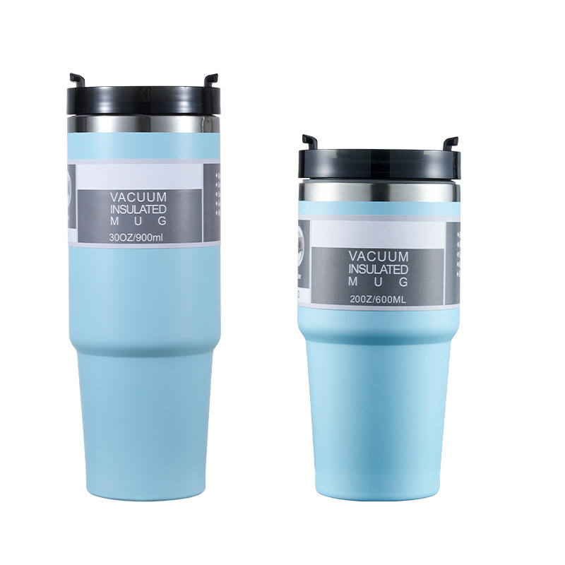 20 oz 30 oz diamant peinture gobelets Bling Bling voiture tasses voyage tasses à café avec couvercle et paille en acier inoxydable isolé thermos