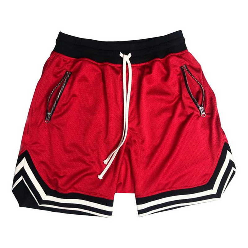 Casual Shorts Męski Letni bieganie fitness Fastrying Sport Hip Hop Trend Trend Streetwear Lose Basketball Training Shorts QBQP