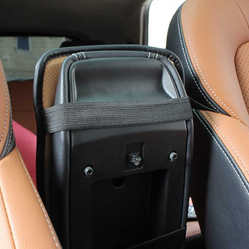 Novo cristal strass carro capa almofada almofada de couro PU veículo centro console caixa de descanso de braço capas de almofada protetor acessórios do carro