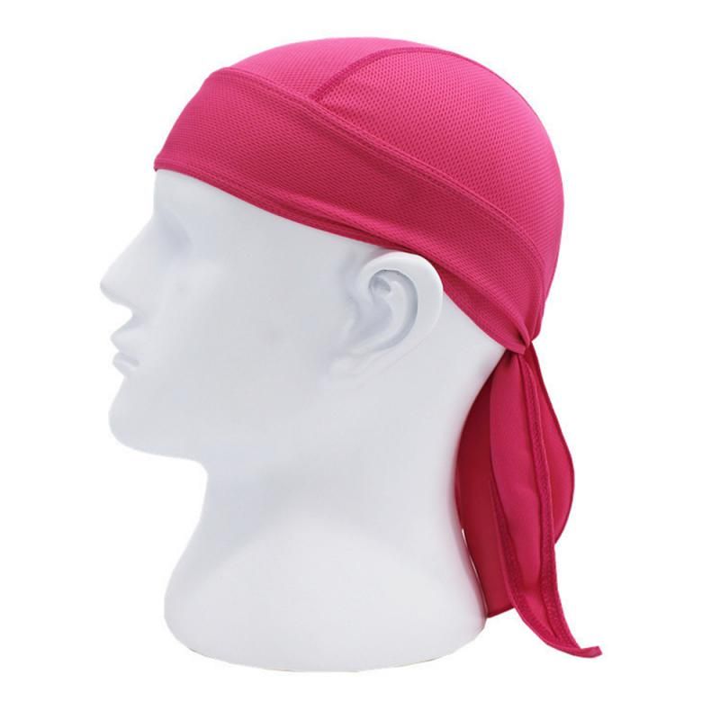 Bandanas Outdoor Quick Dry Pure Radfahren Kappe Kopf Schal Kopftuch Stirnband Sommer Männer Laufen Reiten Bandana Pirate Hut Haube