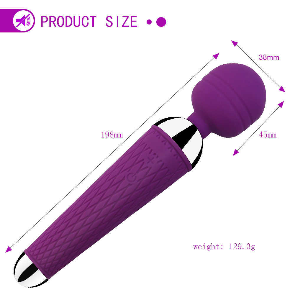 Vibromasseur gode Clitoris puissant érotique pour femmes 10 modèles de Vibration baguette magique point G masturbateur féminin