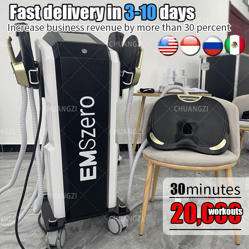 DLS-EMSLIM 14 Tesla EMS Macchina Stimolazione Muscolare Massaggiatore Corpo Sculpt Butt Iift Dispositivo Il Salone Emszero RF NOVA Hi-emt 2023