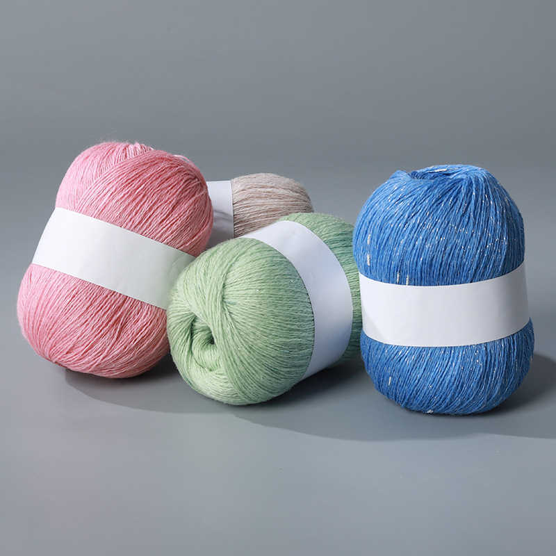 Yarn 300 grams of cashmere yarn knitted and hand woven premium worsted wool scarves sweaters Mongolian Lanas threads P230601