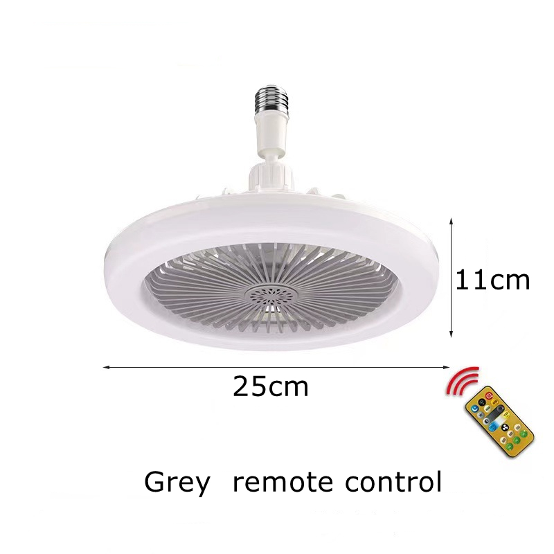 E27 ventilatorlamp 10 inch plafondventilator met licht, 30 W LED hoge helderheid, bries, voor tentgarage berging kleedkamer, lampvoet, schakelaarbediening alleen ventilatorlicht