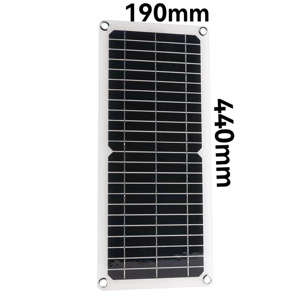 10W18V silicio monocristallino scheda di ricarica solare caricabatteria portatile impermeabile esterno doppia uscita USB + DC ventola del telefono cellulare fotocamera auto nave ricarica della batteria