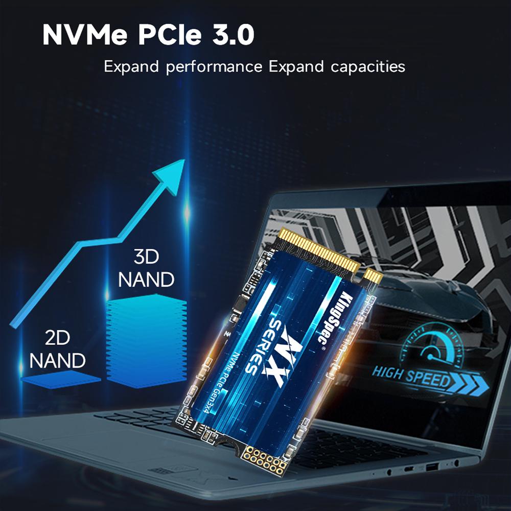 Drives Kingspec M2 NVME SSD 128GB 256 ГБ 512 ГБ 1 ТБ жесткий диск M.2 IE M2 NMVE Внутренний твердотельный диск для рабочего стола для ноутбука