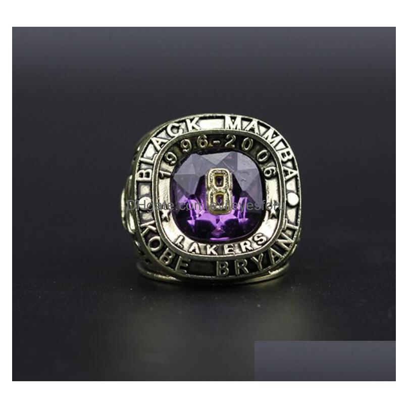 Rings Cluster Rings 8 24 Bryant Basketball National Team Champions Championship Ring With Tood Box Souvenir Men Fan Gift 2023 Wholesal