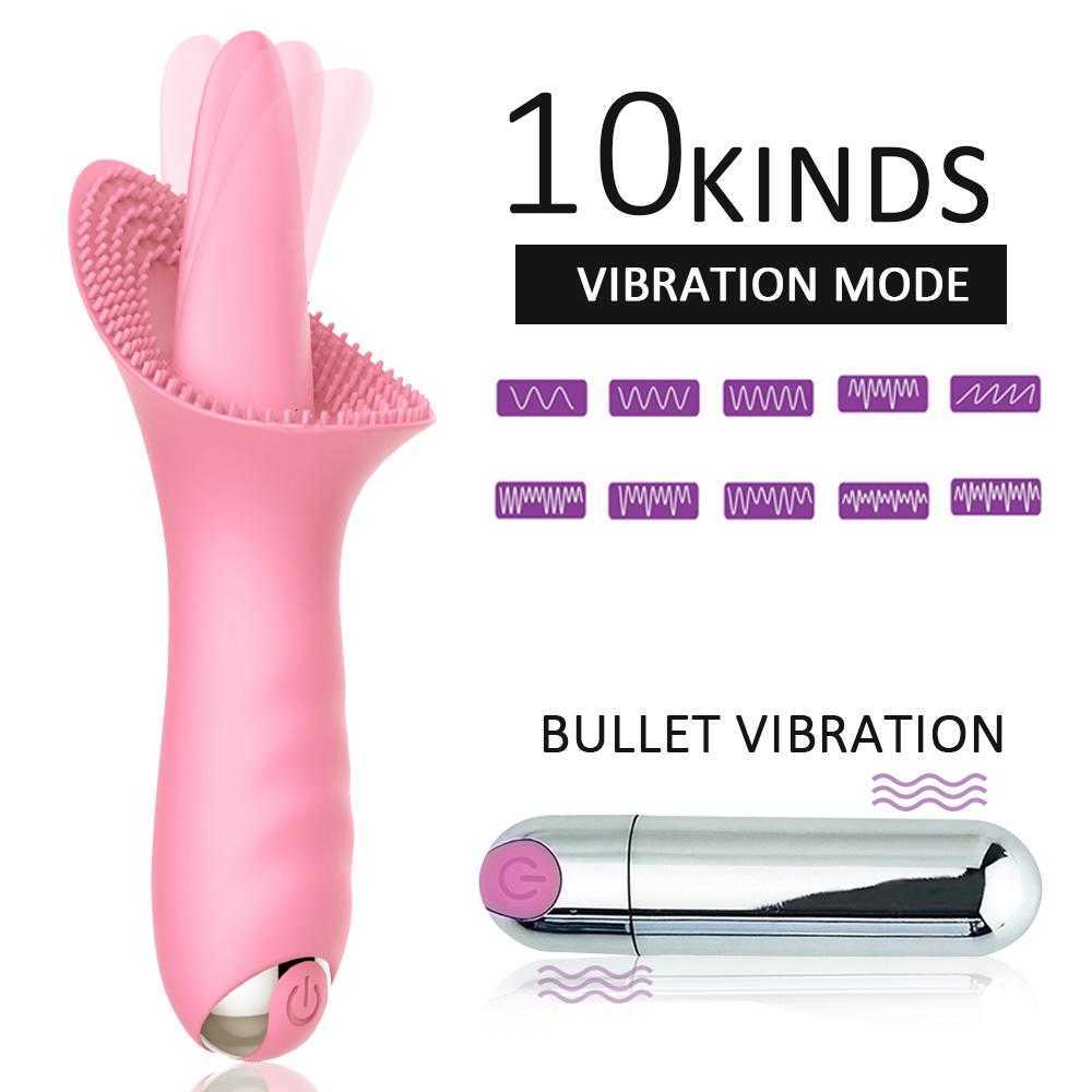 Massager vibratornippel klitoris massage mjuk tunga masturbator slickar flirt för kvinnor par öppen ben handbuff bdsm bondage