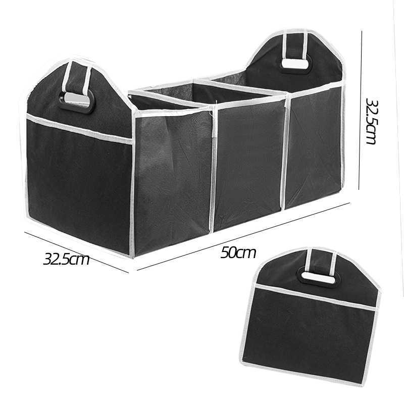 New Car Multi-Pocket Trunk Organizer Large Capacity Folding Storage Bag Trunk Stowing and Tidying Trunk Organizer Auto Accessories