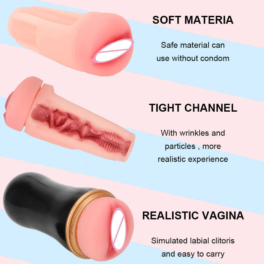 Masseur 16cm masturbateur masculin Vaginal pour hommes 18 pompe à pénis Sexy gland succion marchandises adulte vagin réel érotique