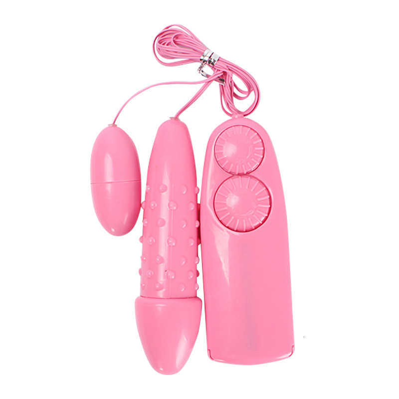 Design Dual Vibrating Egg G-spot Male Female Anal Vagina Dildo Plug Masturbation Clitoris Stimulator