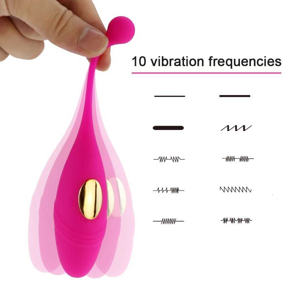 Massagegerät, USB-Fernbedienung, Vibrator, 10 Modi, kabelloses Vibrieren, Aufladen, Höschen, vibrierende Kugeln, G-Punkt-Stimulator für Erwachsene, Klitoris