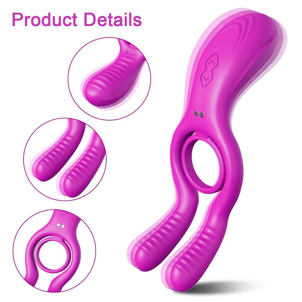 Massagegerät 3 Motoren Vibrator Cockring Penis Penisring an für Mann Verzögerung der Ejakulation Penisring Männer Paar Ringe Erwachsene