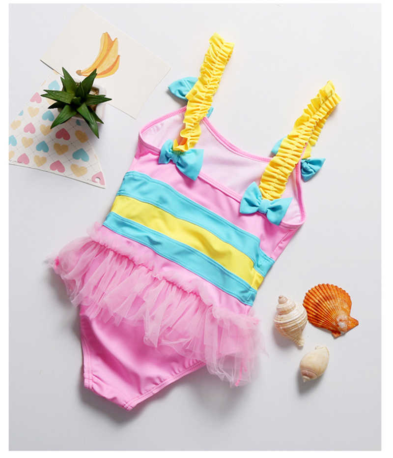 Ventas finales de trajes de baño para niños!! Traje de baño de una pieza para mujer con sombrero, traje de baño de playa para niños P230602