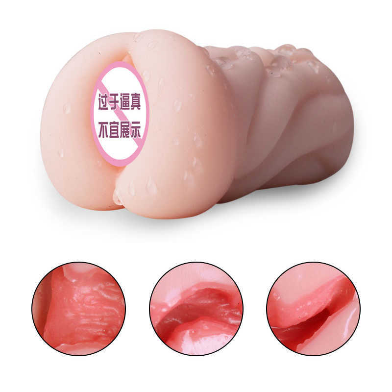 Masseur doux réaliste gorge profonde mâle masturbateur Silicone pour hommes vagin artificiel bouche Anal érotique Oral produit adulte