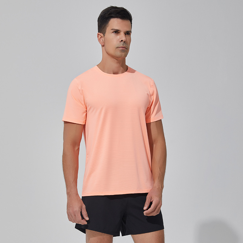 LL Outdoor Men`s Sport T Shirt Mens Quick Dry Sweat-wicking Short Top Men Wrokout Short Sleeve DT-905