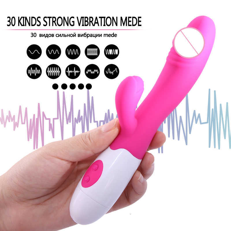 Massagegerät, Dildo, Vibrator für Frauen, Vagina-Massage, G-Punkt, Kaninchen-Klitoris-Stimulator, Masturbatoren für Erwachsene, weiblich